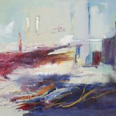 Onder draai die duiwel rond: Oil on Canvas 600x800 SOLD